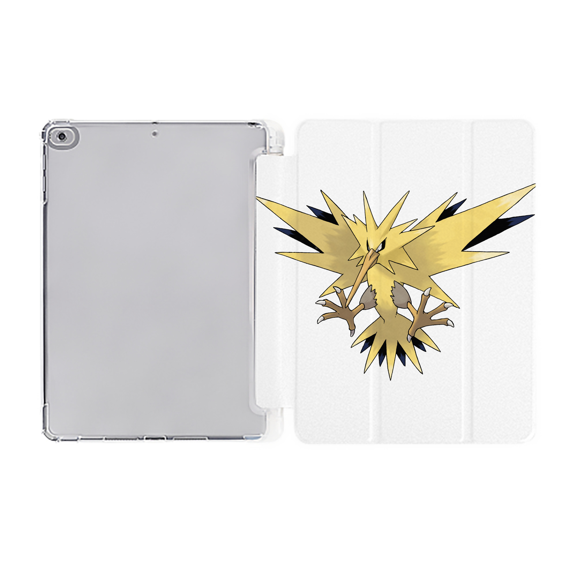 （画像用） ポケットモンスター Pokémon IPad ケース ペン収納付き 三つ折りスタンド PUレザー×シリコン 対応機種9.5/10.5/10.9インチ